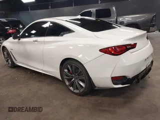 2018 Infiniti Q60 RED SPORT 400 with VIN JN1FV7EL3JM630017, listed as a IAAI auction lot 41697880 with 73,951 mi miles. Bid and sale history available at carsss.com. Image 3.