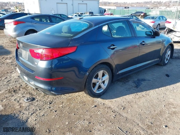 2015 Kia Optima LX with VIN 5XXGM4A75FG394494, listed as a IAAI auction lot 41596274 with 1 mi miles. Bid and sale history available at carsss.com. Image 4.