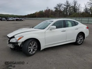 2013 Infiniti M with VIN JN1BY1AR5DM602527, listed as a Copart auction lot 55751095 with 35,122 mi miles and Salvage title. Bid and sale history available at DreamBid. Image 1.