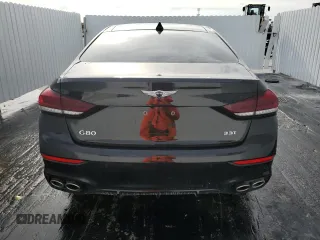 2018 Genesis G80 Sport z VIN KMHGN4JB1JU250294, wystawiony jako Copart lot #71487574 z przebiegiem Nie podano mil oraz Szkoda całkowita • Salvage title. Historia ofert i sprzedaży dostępna na DreamBid. Obrazek 6.