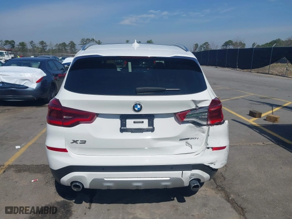 2020 BMW X3 sDrive30i with VIN 5UXTY3C0XLLU70816, listed as a IAAI auction lot 41774002 with 61,501 mi miles. Bid and sale history available at carsss.com. Image 16.