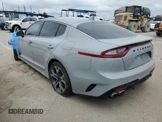 2019 Kia Stinger GT1 with VIN KNAE45LC1K6046642, listed as a Copart auction lot 64435054 with 89,049 mi miles and Salvage Title. Bid and sale history available at DreamBid. Image 2.