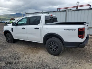 2024 Ford Ranger XLT with VIN 1FTER4GH7RLE28707, listed as a Copart auction lot 55295295 with 8,906 mi miles and Salvage title. Bid and sale history available at DreamBid. Image 2.