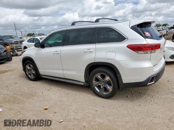 2019 Toyota Highlander Limited with VIN 5TDYZRFH5KS291167, listed as a Copart auction lot 62965055 with 136,801 mi miles and Clean title. Bid and sale history available at DreamBid. Image 2.