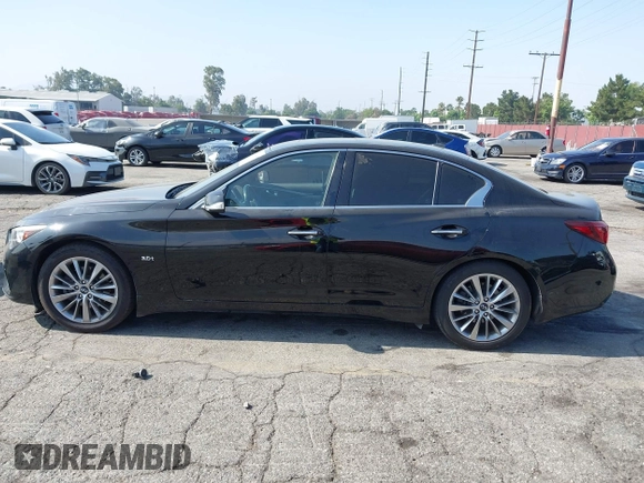 2018 Infiniti Q50 Luxe with VIN JN1EV7AP9JM358741, listed as a IAAI auction lot 42644098 with 101,553 mi miles and . Bid and sale history available at DreamBid. Image 15.