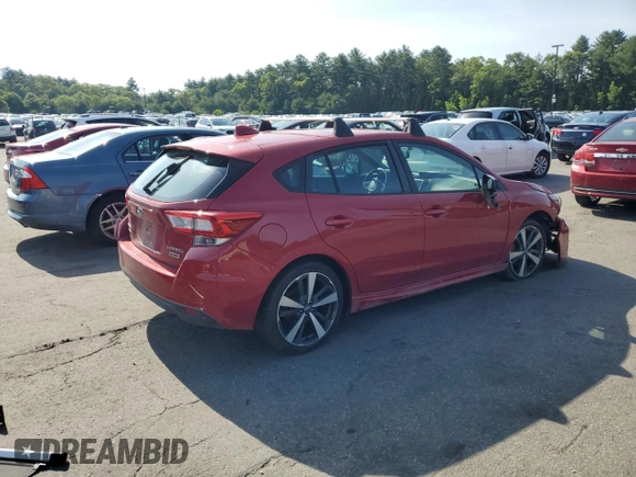 2019 Subaru Impreza Special Sports with VIN 4S3GTAJ66K1710998, listed as a Copart auction lot 61895175 with Not provided miles and Salvage title. Bid and sale history available at DreamBid. Image 3.