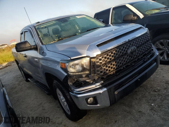2019 Toyota Tundra 2WD SR with VIN 5TFRY5F1XKX254693, listed as a Copart auction lot 74018594 with 0 mi miles and Salvage Title. Bid and sale history available at carsss.com. Image 4.