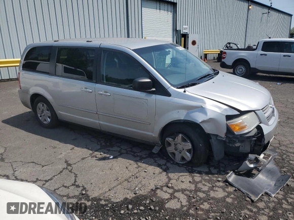 2009 Dodge Grand Caravan SE with VIN 2D8HN44E59R686851, listed as a Copart auction lot 48758335 with Not provided miles and Salvage title. Bid and sale history available at DreamBid. Image 4.