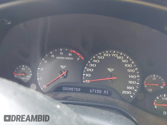 1998 Chevrolet Corvette with VIN 1G1YY32GXW5121890, listed as a IAAI auction lot 41552232 with 67,158 mi miles. Bid and sale history available at carsss.com. Image 7.