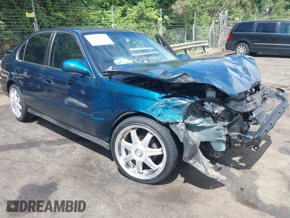 1997 Honda Civic LX z VIN 2HGEJ6671VH574878, wystawiony jako IAAI lot #42332735 z przebiegiem 246 181 mil mil oraz . Historia ofert i sprzedaży dostępna na DreamBid. Obrazek 1.