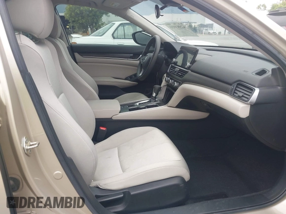 2019 Honda Accord EX with VIN 1HGCV1F40KA028927, listed as a IAAI auction lot 42583955 with 38,622 mi miles and . Bid and sale history available at DreamBid. Image 5.