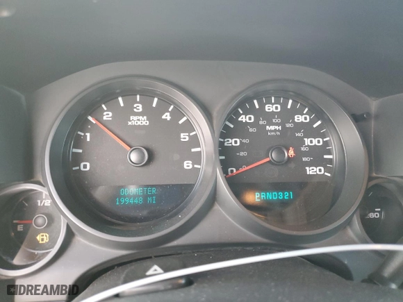 2007 Chevrolet Silverado 1500 LS with VIN 2GCEK13C771730000, listed as a Copart auction lot 48506965 with 199,448 mi miles and Salvage Title. Bid and sale history available at carsss.com. Image 9.
