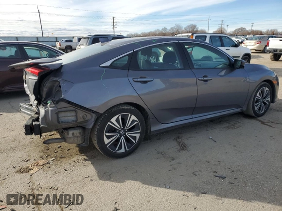 2017 Honda Civic EX-T with VIN 19XFC1E39HE025783, listed as a Copart auction lot 88150445 with 73,523 mi miles and Salvage Title. Bid and sale history available at DreamBid. Image 3.