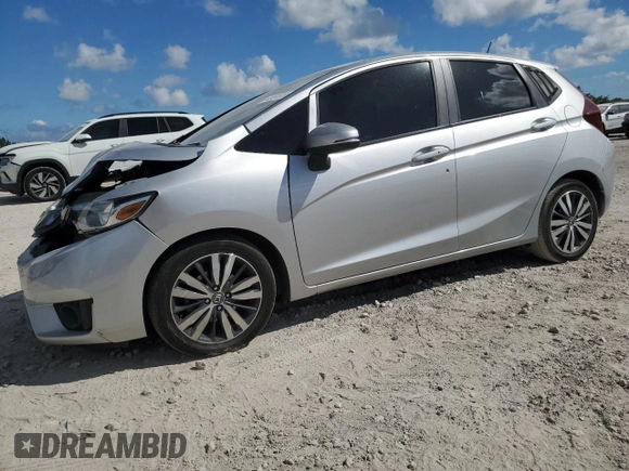 2015 Honda Fit EX-L with VIN 3HGGK5H81FM705493, listed as a Copart auction lot 44990535 with 105,121 mi miles and Salvage Title. Bid and sale history available at carsss.com. Image 1.