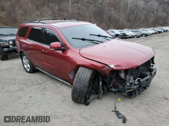 2015 Dodge Durango Limited with VIN 1C4RDJDG5FC843725, listed as a Copart auction lot 87300144 with 123,782 mi miles and Non Repairable. Bid and sale history available at carsss.com. Image 4.