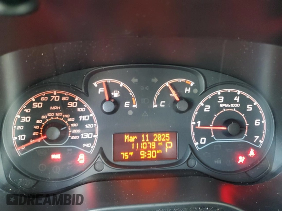 2017 Ram ProMaster City Cargo Van Tradesman SLT with VIN ZFBERFBBXH6D57861, listed as a Copart auction lot 48773285 with 111,079 mi miles and Salvage Title. Bid and sale history available at carsss.com. Image 9.