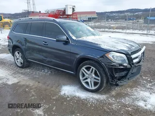 2014 Mercedes-Benz GL-Class GL 550 with VIN 4JGDF7DE3EA321574, listed as a IAAI auction lot 41598200 with 93,190 mi miles. Bid and sale history available at carsss.com. Image 1.