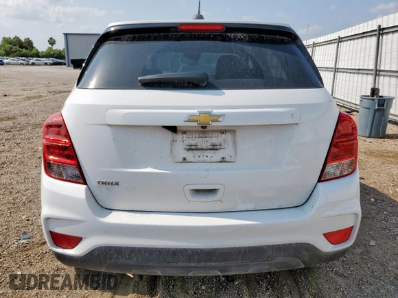 2021 Chevrolet Trax LS with VIN KL7CJKSB8MB302888, listed as a Copart auction lot 58416215 with 43,794 mi miles and Salvage title. Bid and sale history available at DreamBid. Image 6.