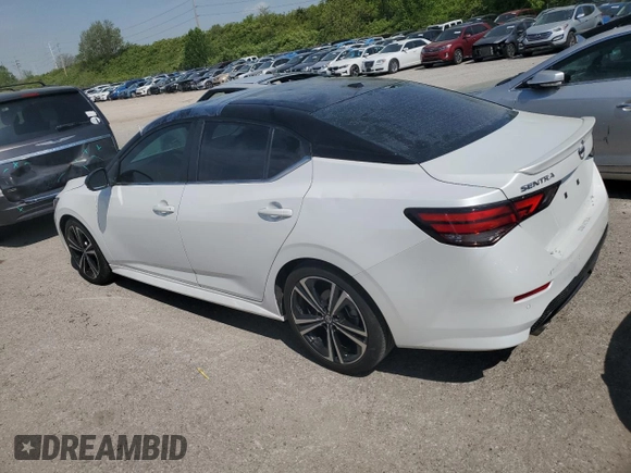 2023 Nissan Sentra SR with VIN 3N1AB8DV0PY300093, listed as a Copart auction lot 51270254 with 15,122 mi miles and Salvage Title. Bid and sale history available at carsss.com. Image 2.