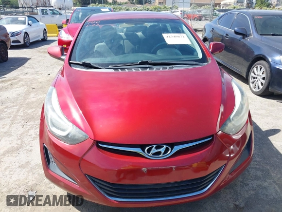 2016 Hyundai Elantra SE with VIN 5NPDH4AE5GH709421, listed as a IAAI auction lot 42349872 with 118,693 mi miles and . Bid and sale history available at DreamBid. Image 6.