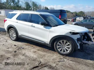 2023 Ford Explorer Limited with VIN 1FMSK7FH8PGC03224, listed as a IAAI auction lot 41625519 with 22,123 mi miles. Bid and sale history available at carsss.com. Image 1.