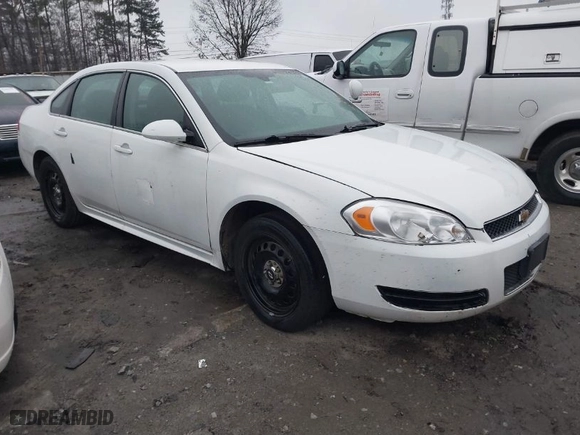 2016 Chevrolet Impala Limited Police Police with VIN 2G1WD5E39G1116948, listed as a IAAI auction lot 41552130 with NaN miles. Bid and sale history available at carsss.com. Image 1.