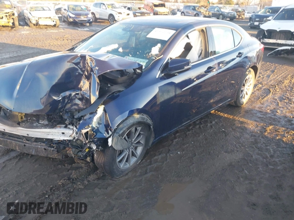 2019 Acura TLX with VIN 19UUB1F3XKA002422, listed as a IAAI auction lot 41310131 with 1 mi miles. Bid and sale history available at carsss.com. Image 17.