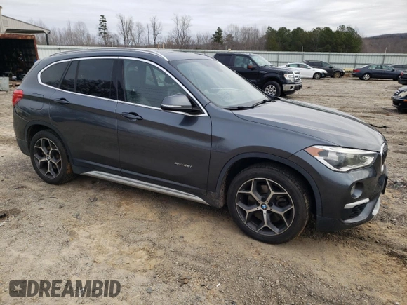 2016 BMW X1 xDrive28i with VIN WBXHT3C39G5E48970, listed as a Copart auction lot 43343365 with 144,329 mi miles and Salvage Title. Bid and sale history available at carsss.com. Image 4.