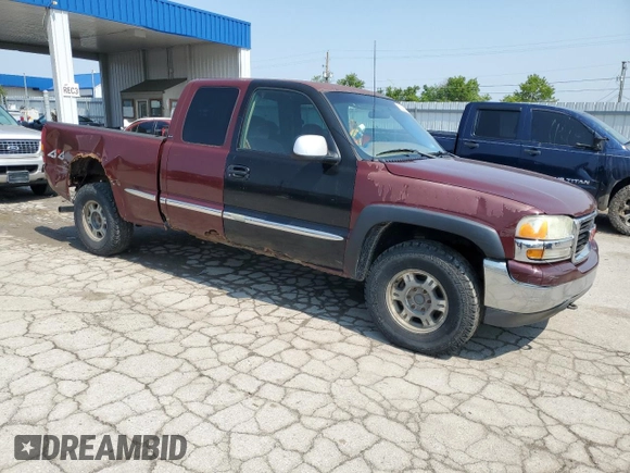 2001 GMC Sierra 1500 SLE with VIN 1GTEK19T71E172257, listed as a Copart auction lot 60204105 with 244,741 mi miles and Clean title. Bid and sale history available at DreamBid. Image 4.