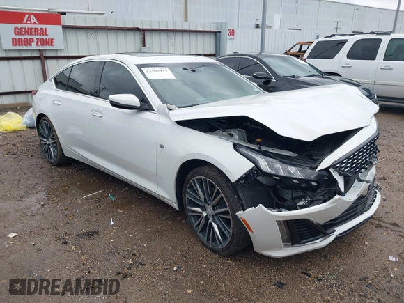 2023 Cadillac CT5 Premium Luxury z VIN 1G6DN5RKXP0123435, wystawiony jako IAAI lot #41565443 z przebiegiem 31 263 mil mil oraz . Historia ofert i sprzedaży dostępna na DreamBid. Obrazek 1.