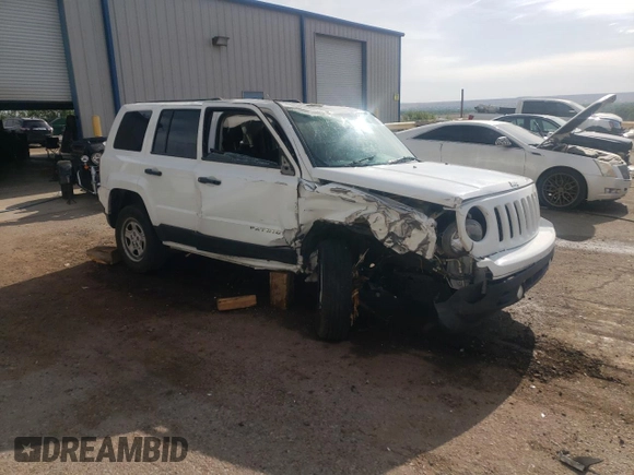 2014 Jeep Patriot Sport with VIN 1C4NJPBB9ED912846, listed as a Copart auction lot 58866985 with 191,195 mi miles and Salvage title. Bid and sale history available at DreamBid. Image 4.
