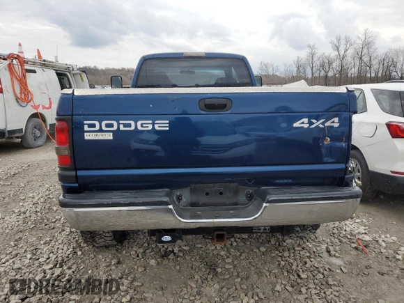 2001 Dodge Ram 2500 with VIN 3B7KF23671G767571, listed as a Copart auction lot 86001774 with 0 mi miles and Salvage Title. Bid and sale history available at carsss.com. Image 6.