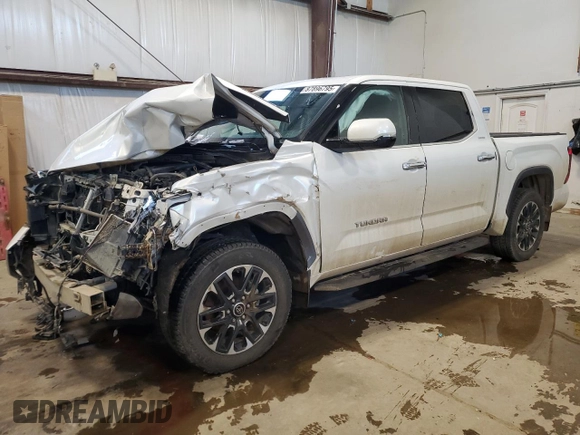 2023 Toyota Tundra Limited Hybrid with VIN 5TFJC5DB5PX015177, listed as a Copart auction lot 87896795 with 77,113 mi miles and Salvage title. Bid and sale history available at DreamBid. Image 1.