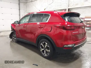 2020 Kia Sportage LX with VIN KNDPMCAC7L7809195, listed as a IAAI auction lot 41976306 with 59,648 mi miles. Bid and sale history available at carsss.com. Image 3.