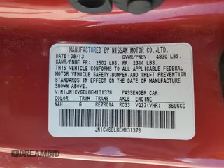 2014 Infiniti Q60 z VIN JN1CV6EL8EM131376, wystawiony jako Copart lot #53483285 z przebiegiem 104 496 mil mil oraz Szkoda całkowita • Salvage title. Historia ofert i sprzedaży dostępna na DreamBid. Obrazek 14.