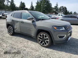 2021 Jeep Compass Limited with VIN 3C4NJDCB4MT603159, listed as a Copart auction lot 60807565 with 88,603 mi miles and Salvage title. Bid and sale history available at DreamBid. Image 4.