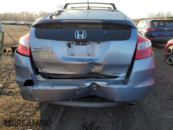 2010 Honda Accord Crosstour EX-L with VIN 5J6TF2H5XAL000833, listed as a Copart auction lot 80645504 with 220,290 mi miles and Salvage Title. Bid and sale history available at carsss.com. Image 6.