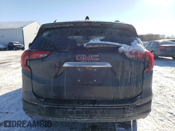 2019 GMC Terrain SLE with VIN 3GKALMEV8KL324816, listed as a Copart auction lot 87807285 with 56,487 mi miles and Salvage Title. Bid and sale history available at carsss.com. Image 6.