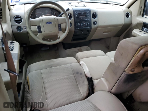 2007 Ford F-150 XLT with VIN 1FTRW14W07FA61866, listed as a Copart auction lot 86351004 with 250,615 mi miles and Salvage title. Bid and sale history available at DreamBid. Image 8.