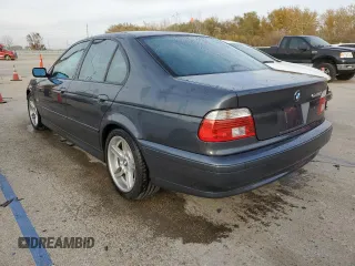 2001 BMW 5 Series 540iA with VIN WBADN634X1GM73365, listed as a Copart auction lot 77814684 with 142,374 mi miles and Salvage Title. Bid and sale history available at carsss.com. Image 2.