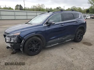 2022 Hyundai Santa Fe XRT with VIN 5NMS64AJXNH379800, listed as a Copart auction lot 50826825 with 69,348 mi miles and Salvage Title. Bid and sale history available at carsss.com. Image 1.