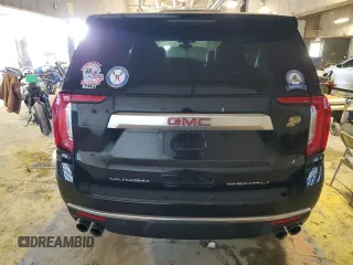 2022 GMC Yukon XL Denali with VIN 1GKS2JKL5NR351199, listed as a Copart auction lot 42366055 with 51,021 mi miles and Salvage Title. Bid and sale history available at carsss.com. Image 6.