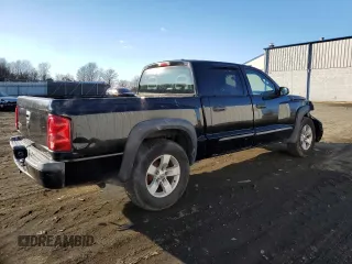 2005 Dodge Dakota SLT with VIN 1D7HE48KX5S183054, listed as a Copart auction lot 88529005 with 245,729 mi miles and Salvage Title. Bid and sale history available at DreamBid. Image 3.