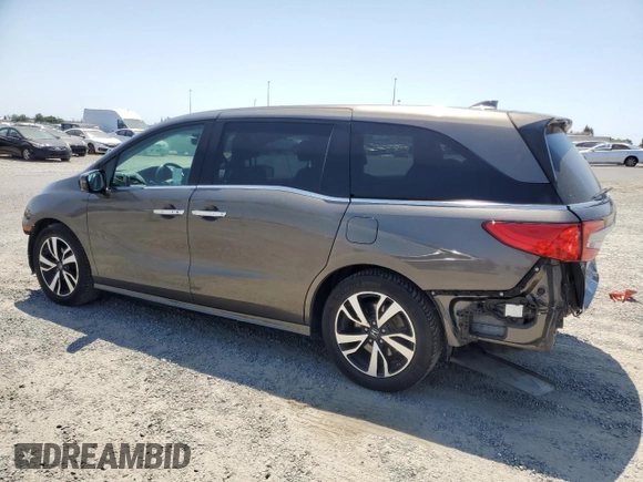 2019 Honda Odyssey Elite с VIN 5FNRL6H9XKB060537, выставлен на аукционе Copart как лот 60093305 с пробегом 58 446 миль миль и Списание • Salvage title. История ставок и продаж доступна на DreamBid. Изображение 2.