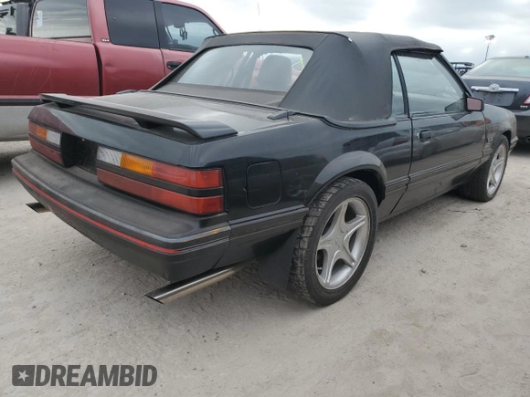1983 Ford Mustang GT with VIN 1FABP27F0DF213498, listed as a Copart auction lot 76520224 with 13,094 mi miles and Salvage title. Bid and sale history available at DreamBid. Image 3.