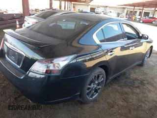 2012 Nissan Maxima S with VIN 1N4AA5AP7CC870086, listed as a IAAI auction lot 42631707 with 168,420 mi miles and . Bid and sale history available at DreamBid. Image 4.