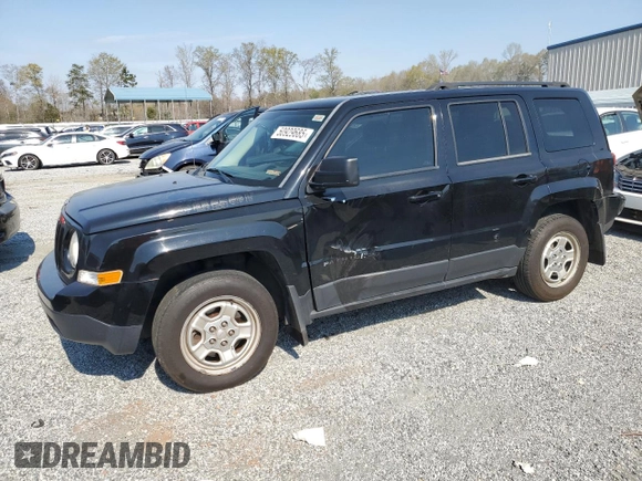2014 Jeep Patriot Sport with VIN 1C4NJPBB4ED917176, listed as a Copart auction lot 50929685 with 101,851 mi miles and Salvage Title. Bid and sale history available at carsss.com. Image 1.