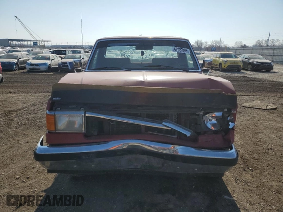 1991 Ford F-150 with VIN 1FTDF15Y3MKA83101, listed as a Copart auction lot 47082805 with 79,692 mi miles and Salvage Title. Bid and sale history available at carsss.com. Image 5.