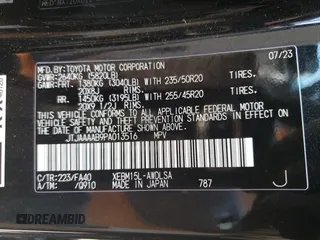 2023 Lexus RZ 450e Premium z VIN JTJAAAAB9PA013516, wystawiony jako Copart lot #58725784 z przebiegiem 571 mil mil oraz Szkoda całkowita • Salvage title. Historia ofert i sprzedaży dostępna na DreamBid. Obrazek 15.