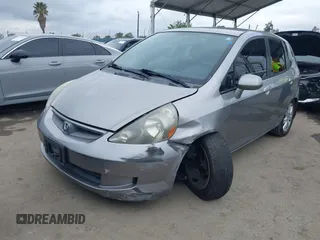 2007 Honda Fit with VIN JHMGD37467S065669, listed as a IAAI auction lot 42078795 with 124,030 mi miles. Bid and sale history available at carsss.com. Image 2.